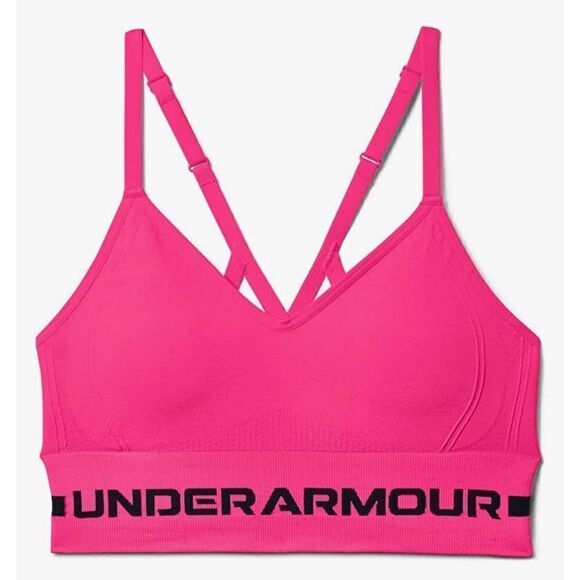 UNDER ARMOUR Women’s XSmall Seamless Low Long Heather Bra - Picture 12 of 14